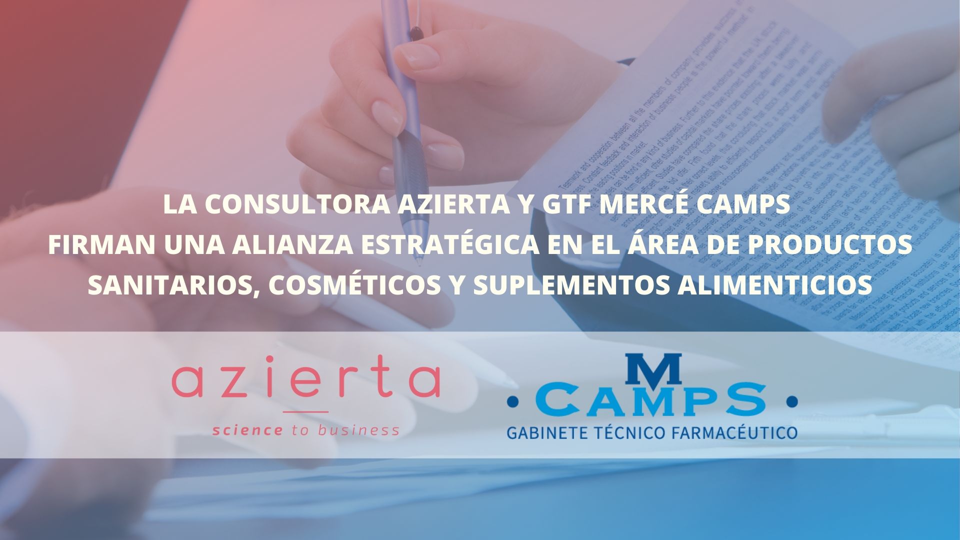Web Azierta imagen alianza con GTF
