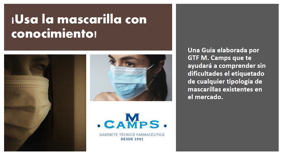 Guía etiquetado clasificación y tipologías de mascarillas: