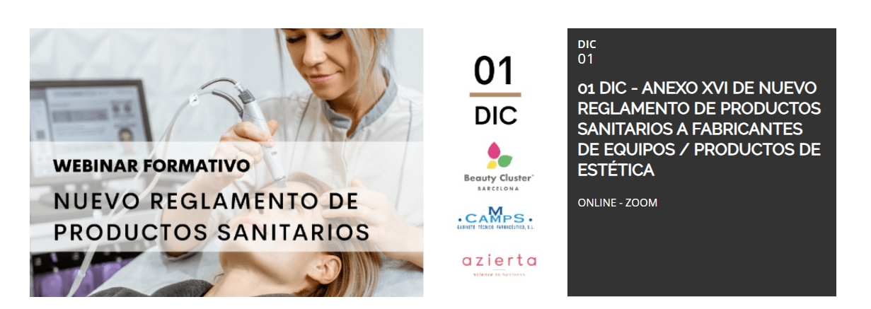 Anexo XVI del Reglamento de Productos Sanitarios - webinar