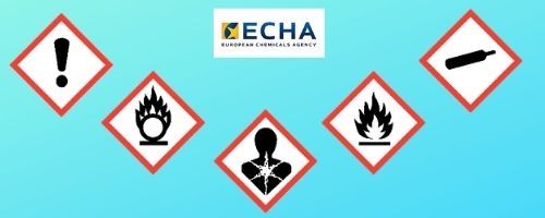 Pictogramas CLP ECHA en geles cosméticos