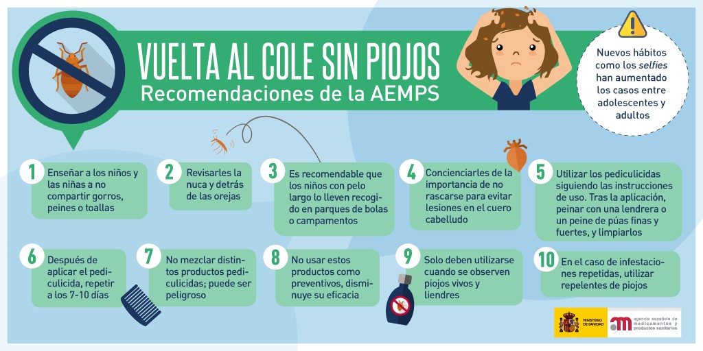 Vuelta al cole sin piojos