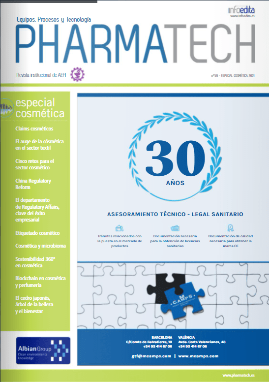 Especial Cosmética 2021: revista Pharmatech coordinada por Mercè Camps