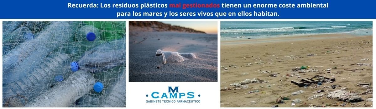 Recuerda Los residuos plásticos mal gestionados representan un gran peligro medioambiental para los mares y los seres vivos que en ellos habitan.