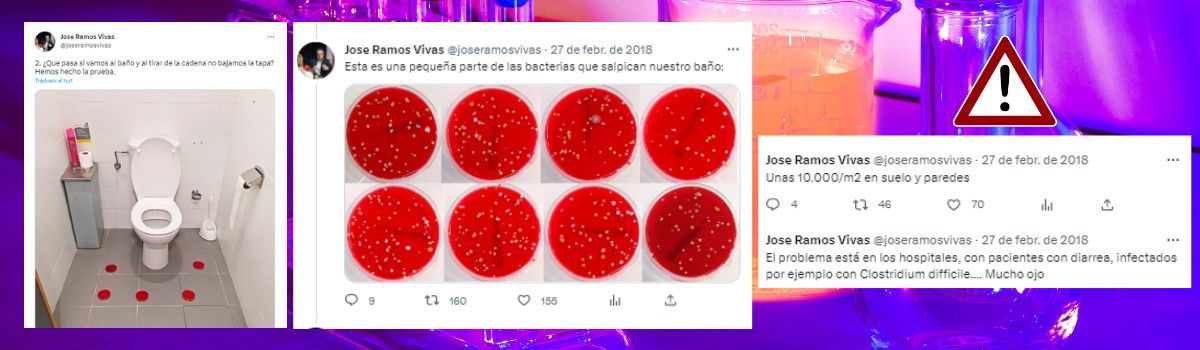 Función higiénica de la tapa del inodoro - tapa del wc
