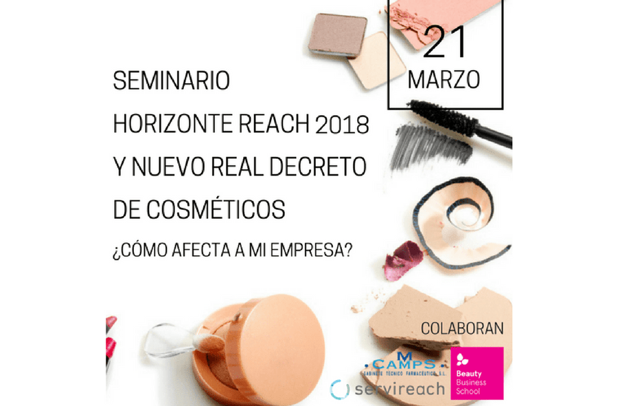 REACH y Real Decreto 85/2018: sesión técnica sobre asuntos regulatorios en Beauty Cluster Barcelona