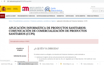 AEMPS cierra la aplicación PMPS y actualiza las Comunicaciones de comercialización de Productos Sanitarios