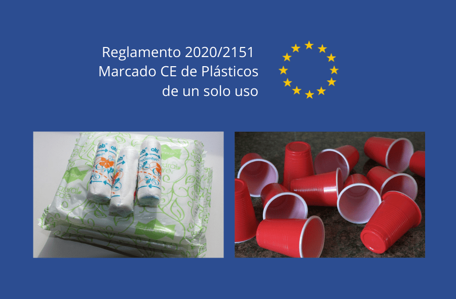 Marcado CE de plásticos de un solo uso – Reglamento 2020/2151 Marcado CE de plásticos de un solo uso - Reglamento 2020/2151