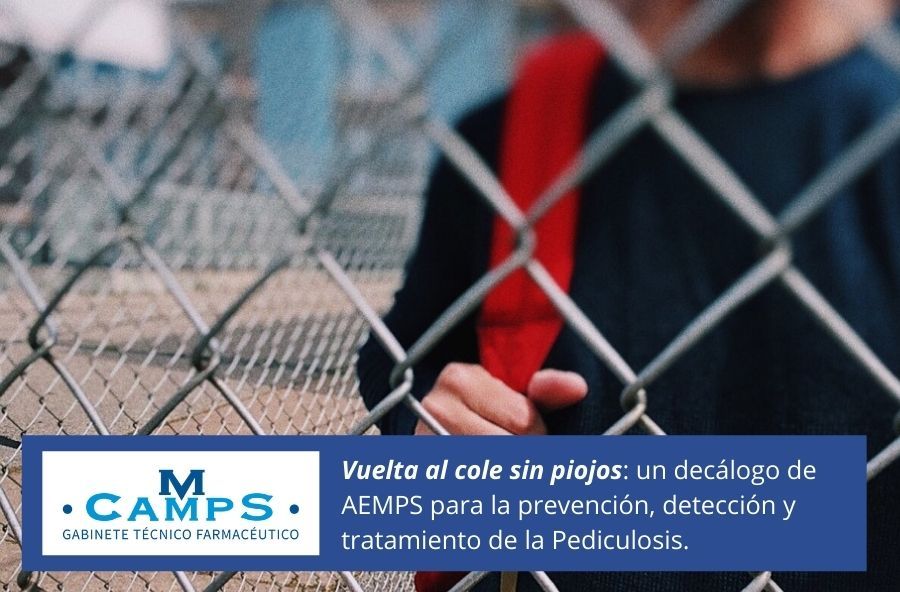 Vuelta al cole sin piojos: Un decálogo de AEMPS sobre la Pediculosis