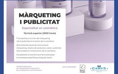 Especialidad en Cosmética: Un nuevo Ciclo Formativo de Marketing y Publicidad