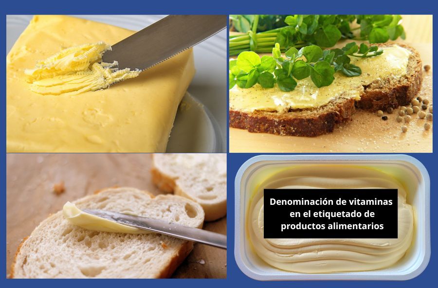 Etiquetado Vitaminas Alimentación