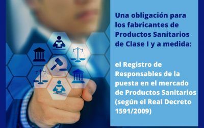 Registro de Responsables de la puesta en el mercado de Productos Sanitarios: Actualización informativa