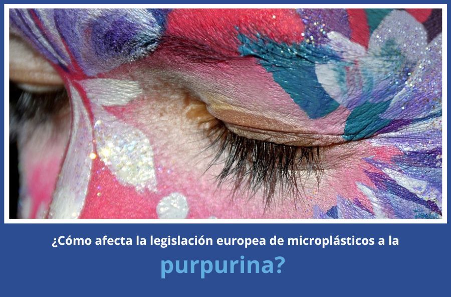 purpurina : cómo le afecta la nueva legislación de microplásticos
