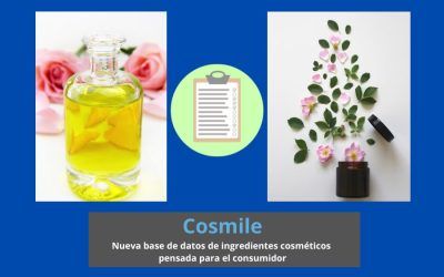 Cosmile Europe, una base de datos de ingredientes cosméticos orientada al consumidor
